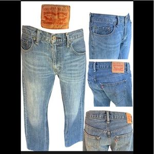 Levi’s STRAUSS & CO. 559 Hi-Rise Straight Leg Light Wash Jeans Men’s W32xL34 VTG